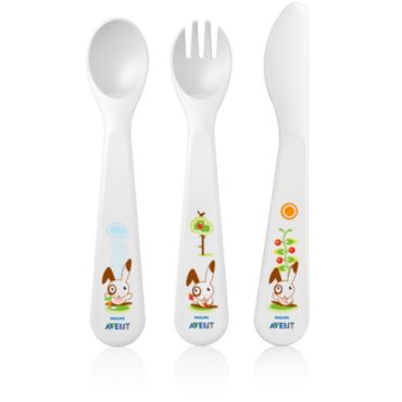 Philips Avent Toddler fork, spoon and knife 18m+