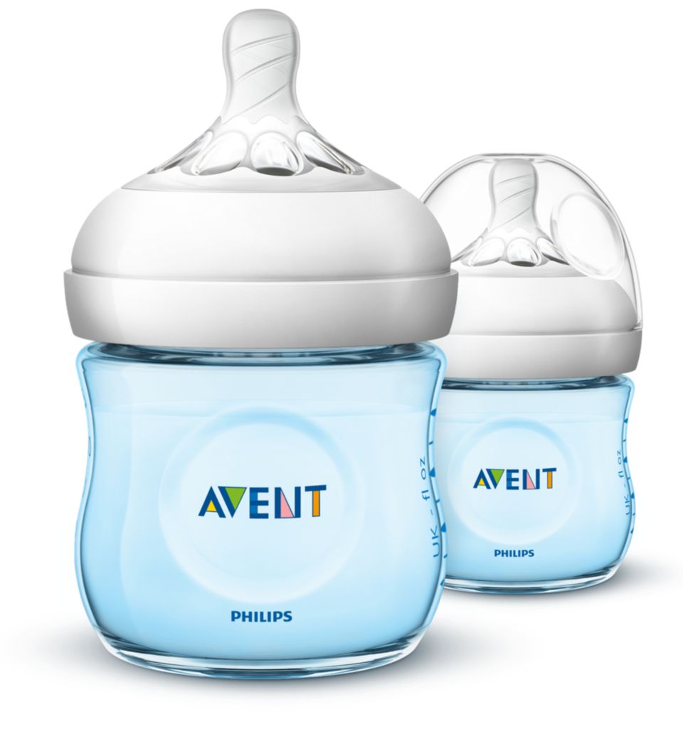  Philips AVENT Biberón natural de flujo medio 3M+, tamaño único,  2 unidades : Bebés