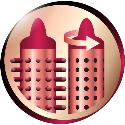 Retractable bristles for safe hair release