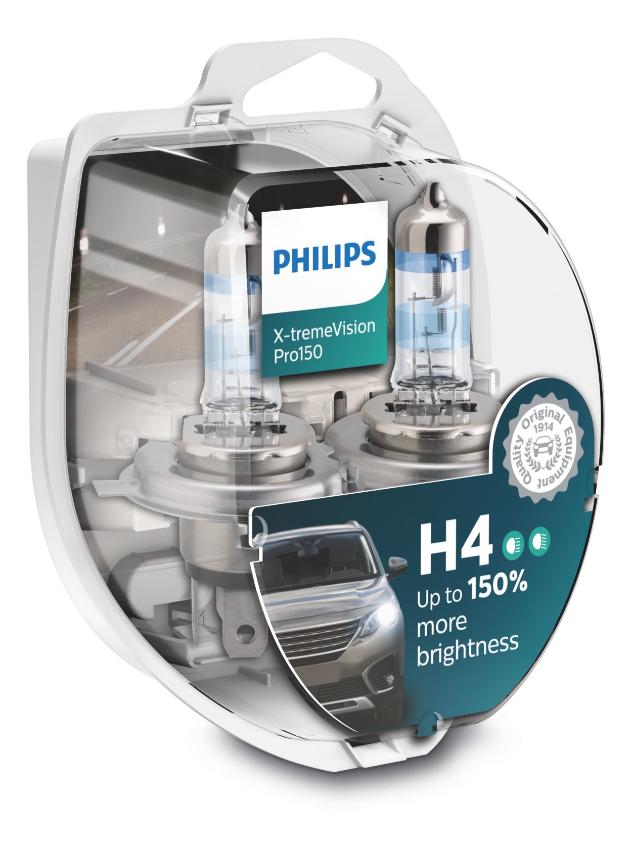 Philips - AMPOULE PHILIPS 12342XV+S2 H4 12342 XV+ 12V 60/55W P43T