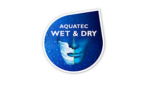 100% waterproof for use in the shower and easy cleaning