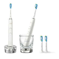 DiamondClean 9000 Elektrische sonische tandenborstel + 4 opzetborstels