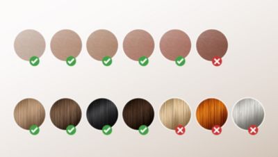 Convient à différents teints de peau et couleurs de poils