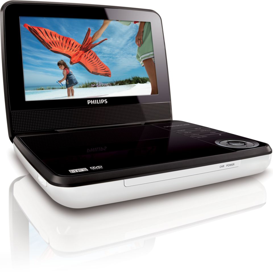 ミライグリッシュDVD＋CD ＋パペット Portable DVD Player PET741/37 | Philips