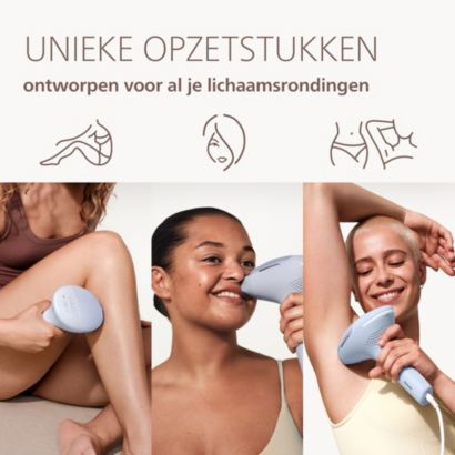 Dag haartjes, hallo gladde huid
