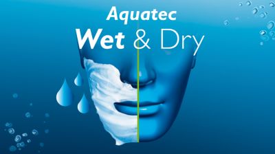 Aquatec : pour un rasage humide rafraîchissant avec de la mousse ou un rasage à sec facile