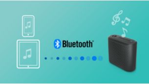 Trådløs musikstreaming via Bluetooth