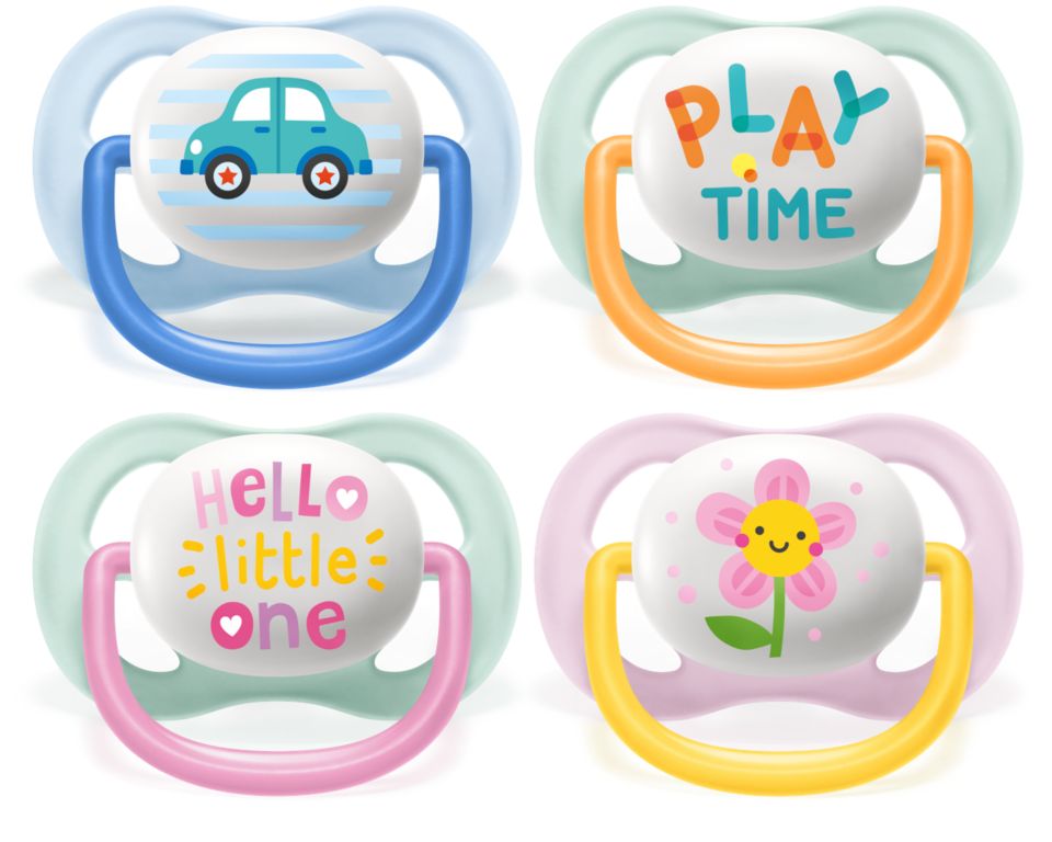 A light, breathable pacifier