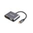 Hoogwaardige USB-C naar HDMI- en VGA-adapter