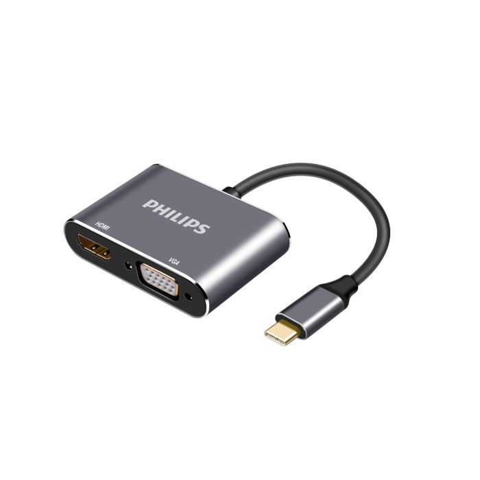 Adaptateur premium USB-C vers HDMI et VGA