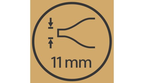Ultraslank stylinghulpstuk van 11 mm voor nauwkeurige styling