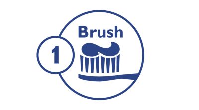 1. korak: Ščetkanje