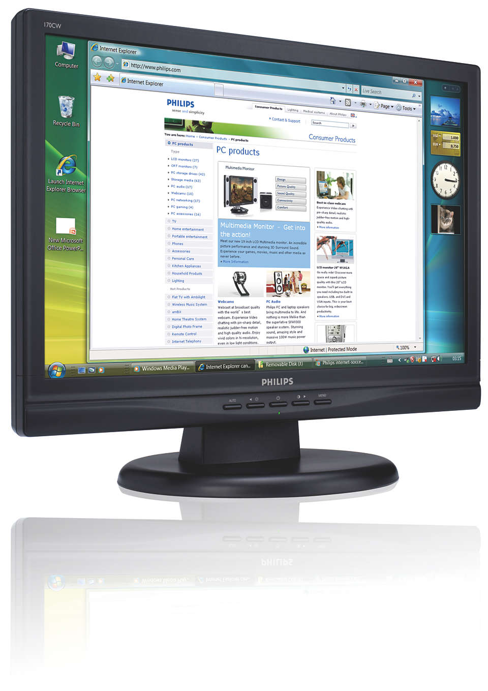 O melhor preço em monitor LCD widescreen