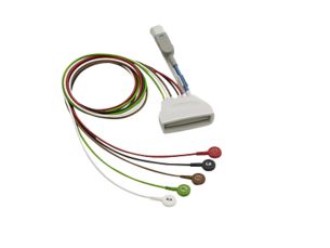 Patient Cable ECG 5 lead Snaps Telemetry Lead Set