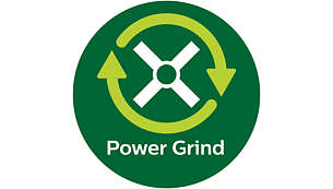 PowerGrind technology cuts beans finely, no filtering