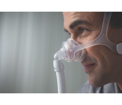 Máscara nasal de tela suave para pacientes con CPAP - Cuidados Criticos -  mobile.