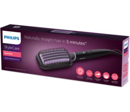 Hair straightener 2025 philips brush