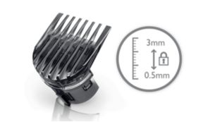 Precision comb for a short buzz style.