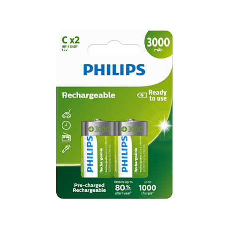 R14B2A300/10 Rechargeables Pilha