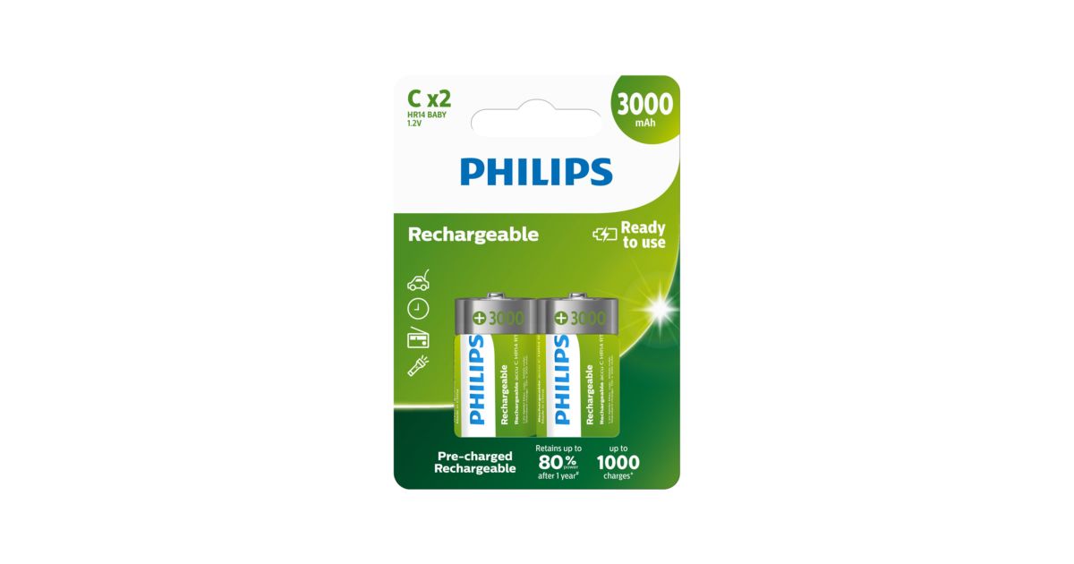 Rechargeables Battery R14B2A300/10 | Philips