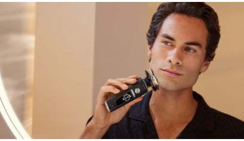 60 minuti di rasatura senza filo con una sola ricarica