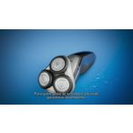 Pele molhada ou seca, barbear com proteção