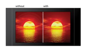 การประมวลผลวิดีโอ 12-bit/108MHz เพื่อให้ภาพที่คมชัดสมจริง