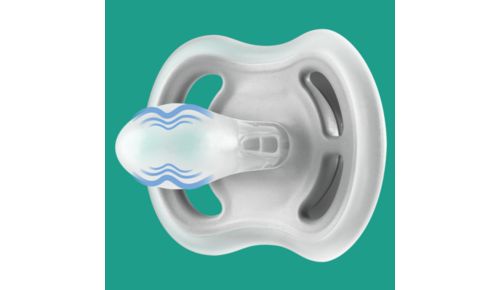 Respects the natural shape of the palate, teeth and gums