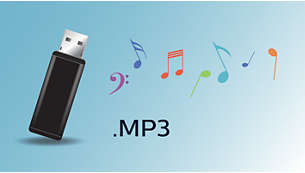 Genießen Sie MP3-Musik direkt über Ihre tragbaren USB-Geräte