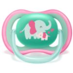 A light, breathable pacifier for sensitive skin