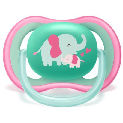 A light, breathable pacifier for sensitive skin
