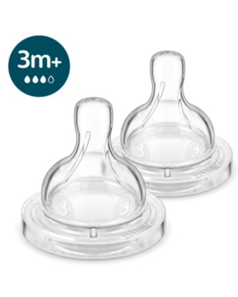 Avent bottles best sale nipple size