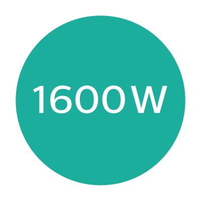 1600 วัตต์ เพื่อผมแห้งอย่างอ่อนโยน