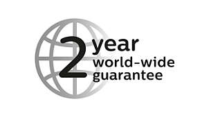 2 Jahre Garantie, weltweite Spannungsanpassung, austauschbare Klingen
