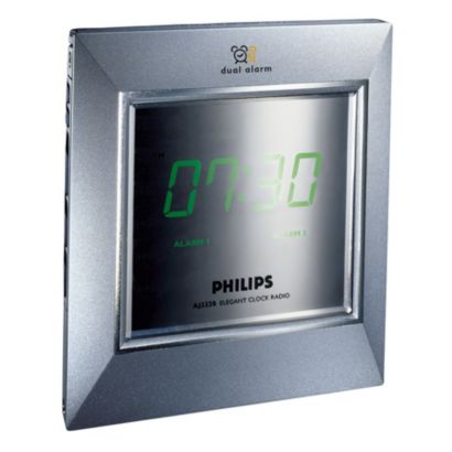 Wake up to the radio or a buzzer