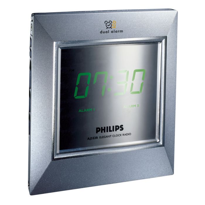 Wake up to the radio or a buzzer
