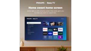 Simple-to-use homescreen with personalized recommendations