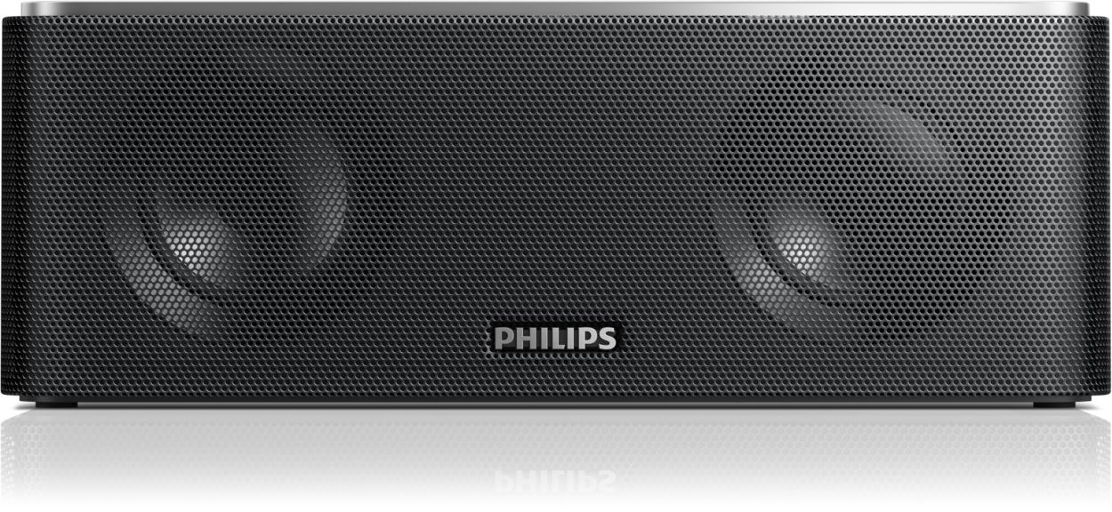 Philips bluetooth store speaker bass reflex