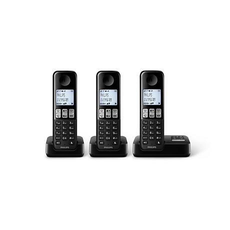 D2353B/22  Draadloze telefoon met antwoordapparaat