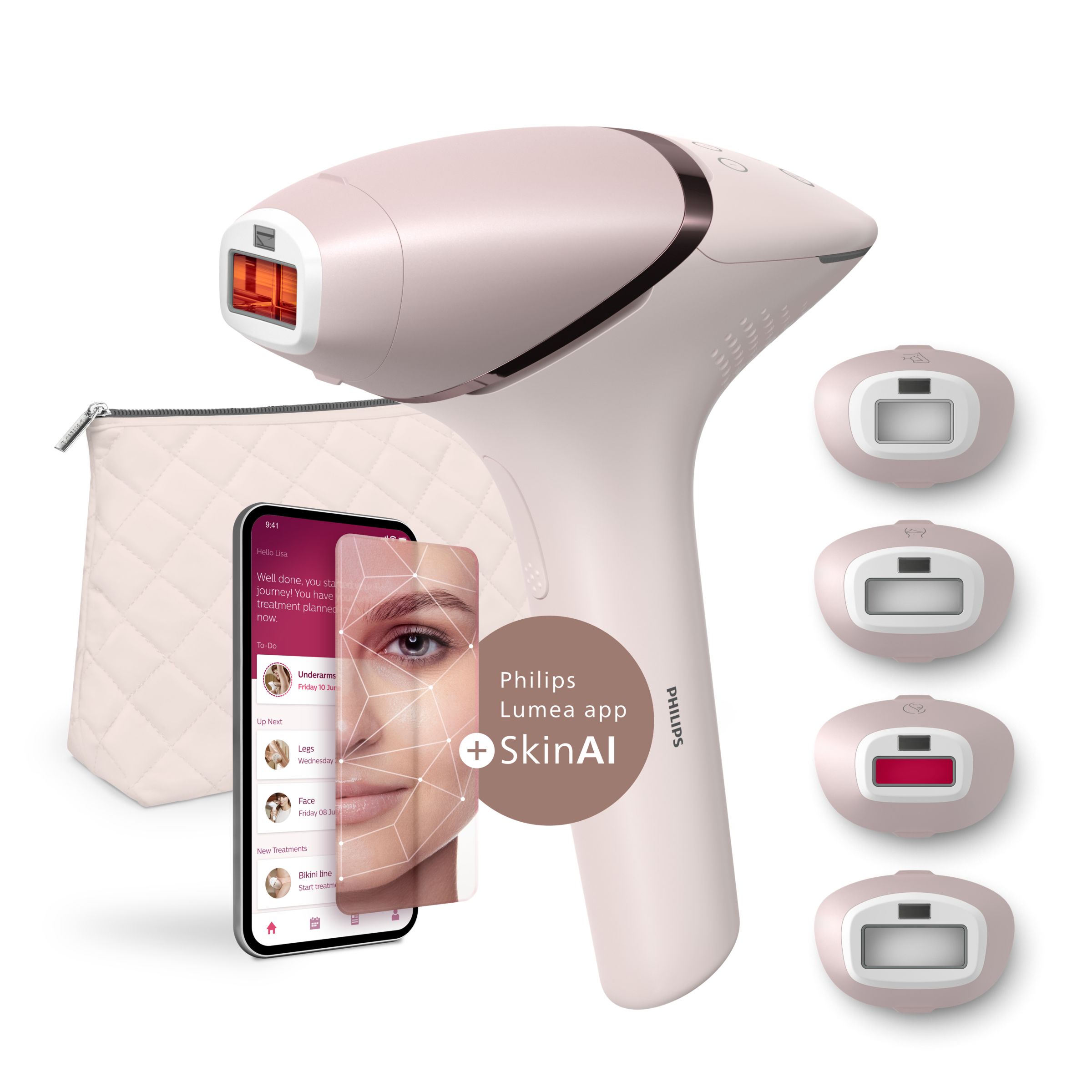 Philips Lumea IPL 9900 Series - IPL Epilátor S funkcí SenseIQ - BRI976/00