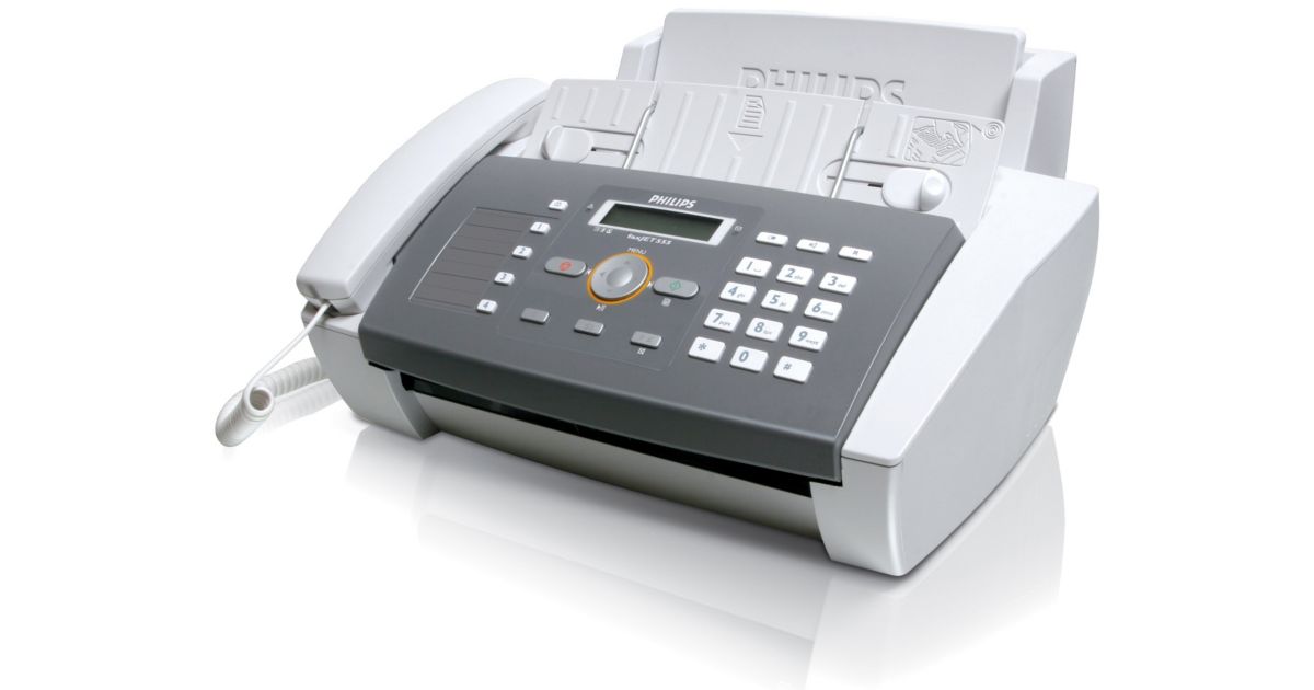 Fax with telephone and answering machine IPF555/GBB | Philips