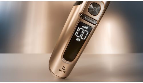 Digitalt display med intuitive ikoner er praktisk og brugervenligt