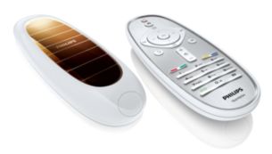 Solar rechargeable remote control means never replacing batteries