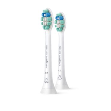Philips Sonicare C2 Optimal Plaque Defence Đầu bàn chải làm sạch mảng bám - Gói 2 cái