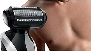 Bodygroom shaver: For a smooth shave below the neck