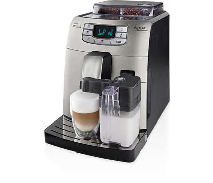 Café espresso y cappuccino, solo pulsando un botón