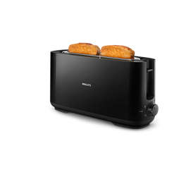 Daily Collection Ekmek Kızartma Makinesi - uzun yuvalı, siyah
