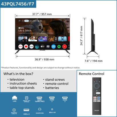 Philips QLED+ Series with Gemini AI