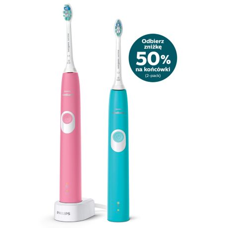 HX6802/35 Philips Sonicare ProtectiveClean 4300 Bielsze zęby, zdrowsze dziąsła