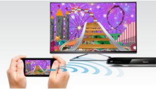 Libera el contenido de tu dispositivo certificado Miracast™ en tu televisor